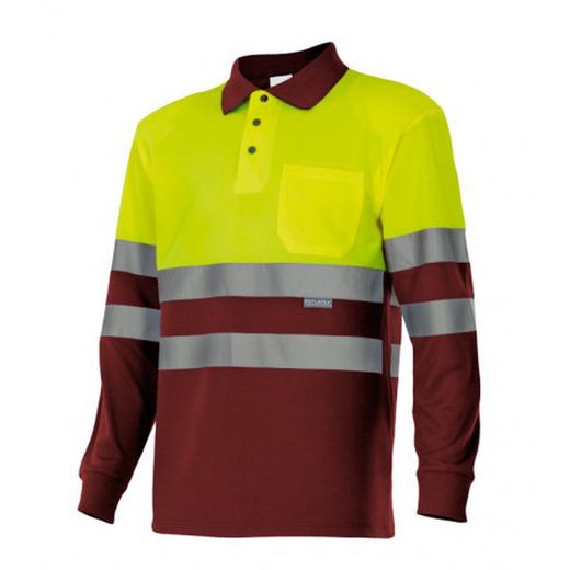 Polo Av Bicolor Manga Larga Referencia 175