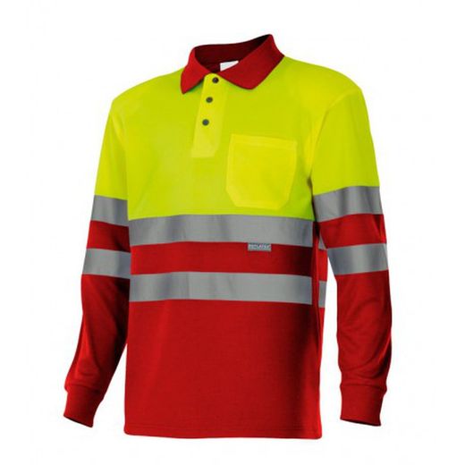 Polo Av Bicolor Manga Larga Referencia 175