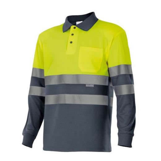 Polo Av Bicolor Manga Larga Referencia 175