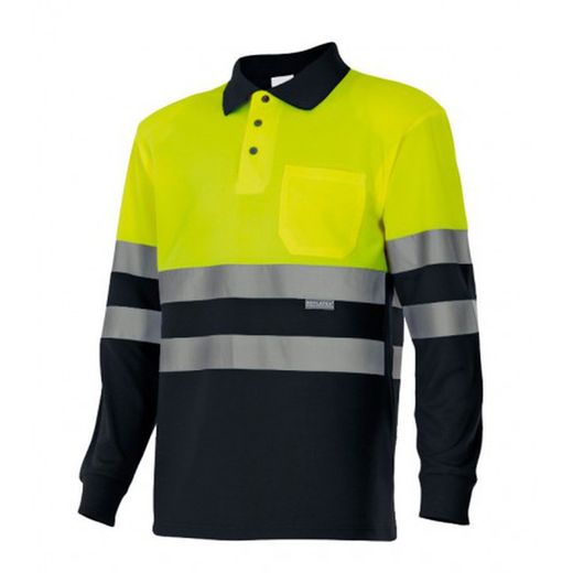 Polo Av Bicolor Manga Larga Referencia 175
