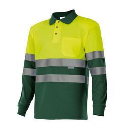 Polo Av Bicolor Manga Larga Referencia 175