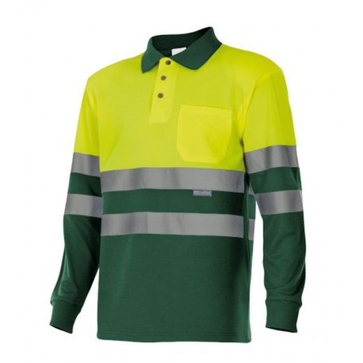 Polo Av Bicolor Manga Larga Referencia 175