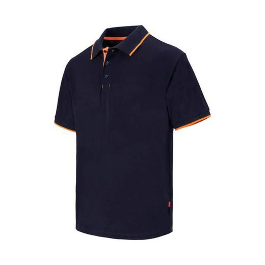 Polo Bicolor Raya Manga Corta Referencia 105505