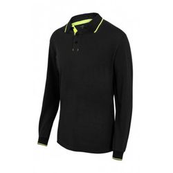 Polo Bicolor Raya Manga Larga Referencia 105515