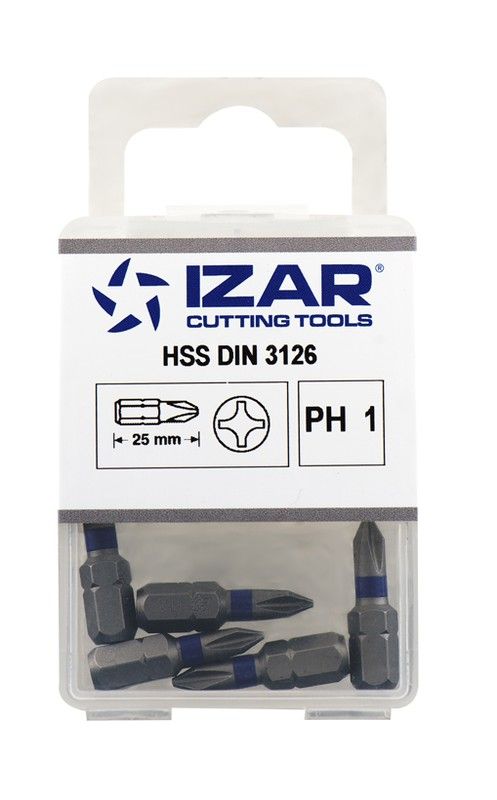 Puntas de Atornillar Standard, Din3126 Standard, Pack 5 Unidades, Referencia 1520