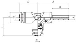 Racor A T Adaptador Lateral