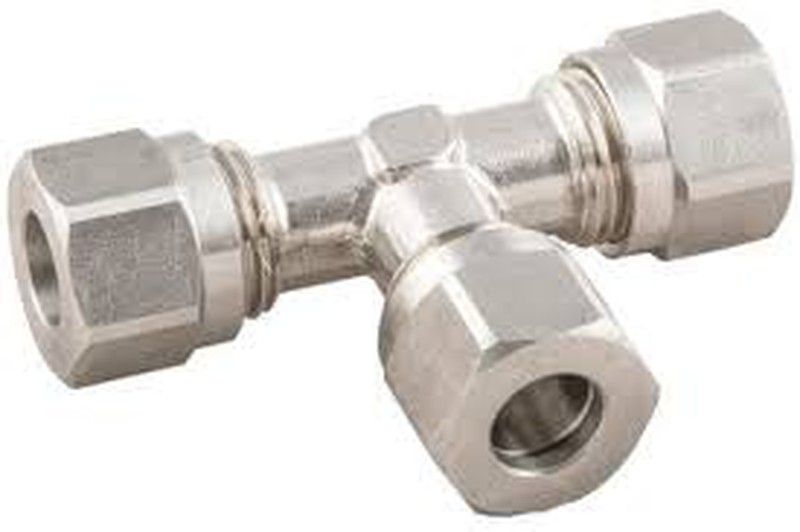 Racor En T Para Tubo Intermedio Con Bicono En Inoxidable, Referencia 69200