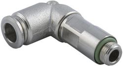 Racor L Orientable Prolongado Macho Cilindrico.