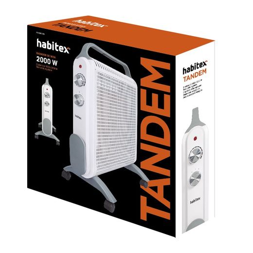 Radiador mica HABITEX 2000W Silencioso. Ref. 9310R570