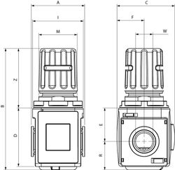 Reg 2 1/2 0-8 Bar