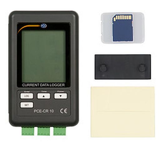Registrador De Datos Pce-Cr 10 Se Utiliza Para Registrar Hasta 3 Señales De 0/4…20ma. El Dispositivo Almacena Los Flujos De Proceso Medidos En Una Tarjeta Sd En Formato Excel. Además De Almacenar Los Valores Medidos, Se Muestran En Una Gran Pantalla