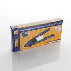 Remachadora De Dos Manos Alta Potencia 4 Bocas De 2,4 A 4,8 Mm ALYCO, Referencia 183105 De 300 y Referencia 183115 de 325 Milimetros