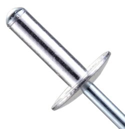 Remache Tubular Cabeza Ancha Aluminio / Acero