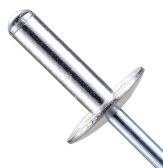 Remache Tubular Cabeza Ancha Aluminio / Acero