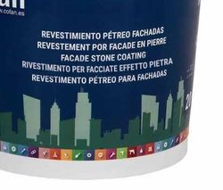 Revestimiento Pétreo | Ideal para fachas y paredes de exterior | Alta cubrición, lavavilidad y transpirabilidad. Referencia 15002375