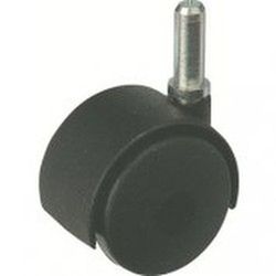 Rueda Giratoria, con platina, esparrago roscado y espiga lisa Ref.444/445/446. Serie Lys