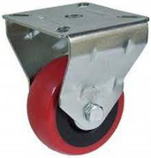 Rueda giratoria, con platina o taladro liso y rueda fija, Ref.476/478/479. Serie Cliper