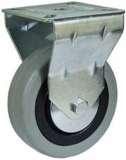Rueda giratoria, con platina o taladro liso y rueda fija, Ref.476/478/479. Serie Cliper