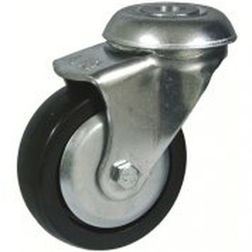 Rueda Giratoria con platina o talador liso Ref.134/135