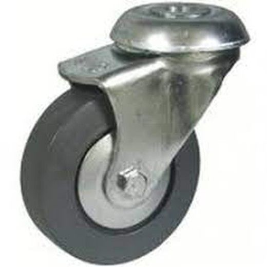 Rueda Giratoria con platina o talador liso Ref.134/135