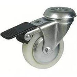 Rueda Giratoria con platina o talador liso Ref.134/135