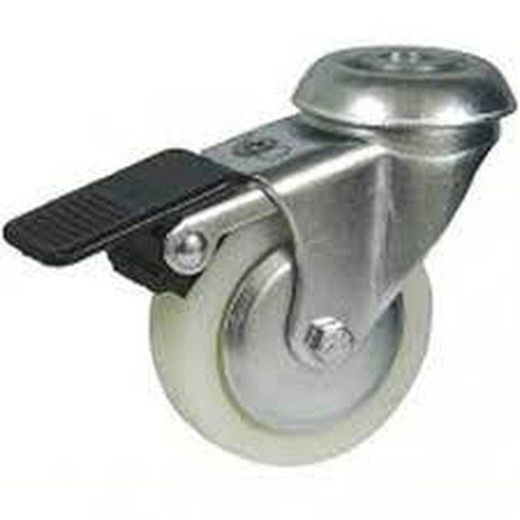 Rueda Giratoria con platina o talador liso Ref.134/135