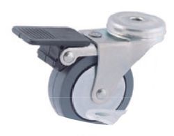 Rueda Giratoria con platina o talador liso Ref.134/135