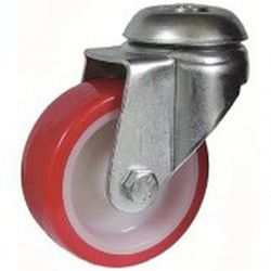 Rueda Giratoria , fija con platina.o talador liso Ref.402/403-401