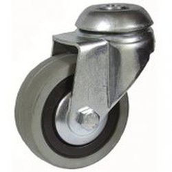 Rueda Giratoria , fija con platina.o talador liso Ref.402/403-401