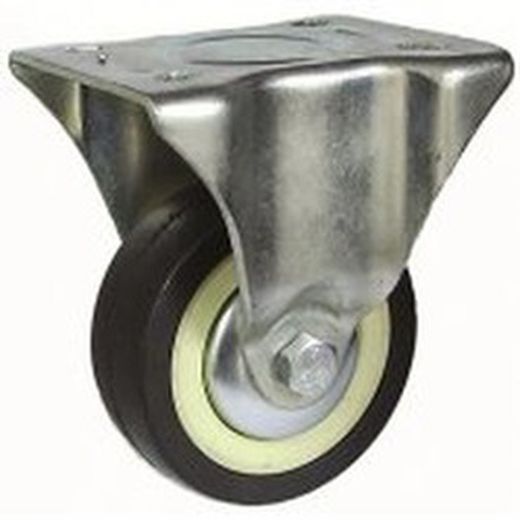 Rueda Giratoria , fija con platina.o talador liso Ref.402/403-401