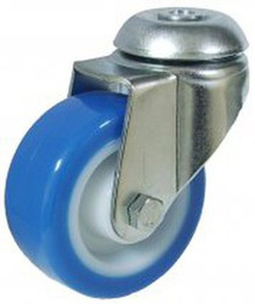 Rueda Giratoria , fija con platina.o talador liso Ref.402/403-401