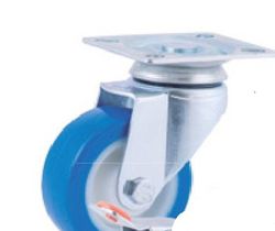 Rueda Giratoria , fija con platina.o talador liso Ref.402/403-401