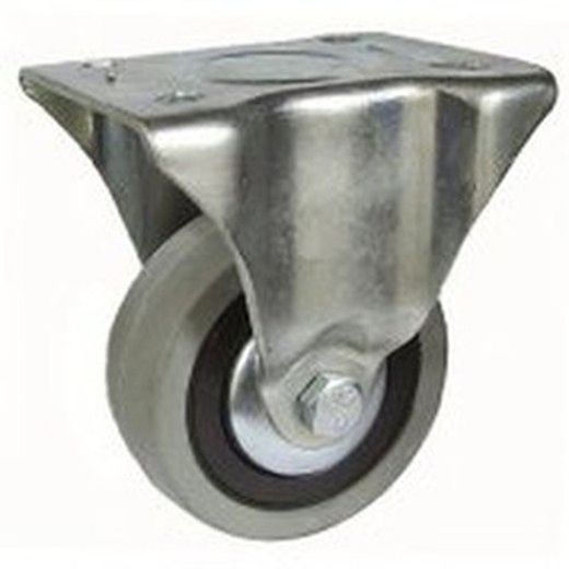 Rueda Giratoria , fija con platina.o talador liso Ref.402/403-401
