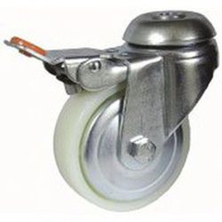 Rueda Giratoria , fija con platina.o talador liso Ref.402/403-401