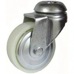 Rueda Giratoria , fija con platina.o talador liso Ref.402/403-401