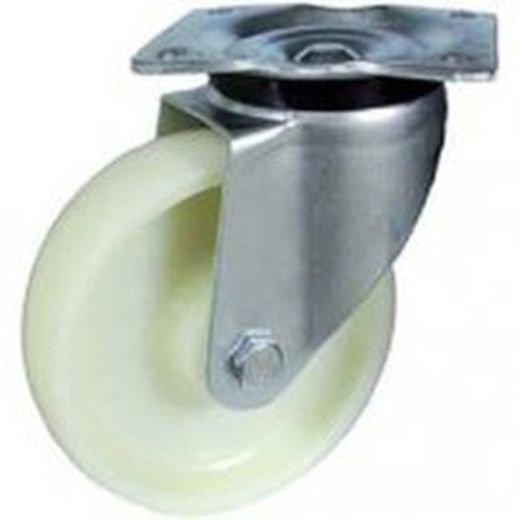 Rueda giratoria ó fija , con platina ref. 278/279 Serie euro