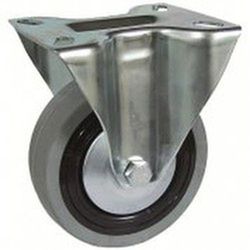 Rueda giratoria Y fija de goma. ref. 201/200-204