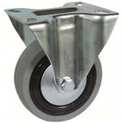Rueda giratoria Y fija de goma. ref. 201/200-204