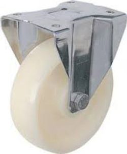 Rueda giratoria y fija en acero inoxidable Aisi 304. Ref. 284/285/286. Serie Inox.