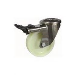 Rueda giratoria y fija en acero inoxidable Aisi 304. Ref. 284/285/286. Serie Inox.