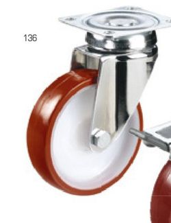 Rueda giratoria ref.136/138 . Serie Dinamic