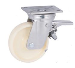 Rueda giratoria y fija inoxidable, Ref. 288/289. Serie Inox Pesante