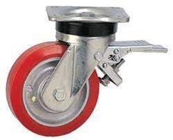 Rueda con platina giratoria ó fija .Ref.350/351. Serie Goliath