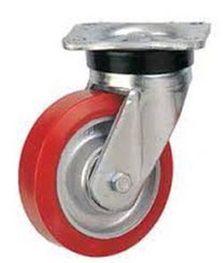 Rueda con platina giratoria ó fija .Ref.350/351. Serie Goliath