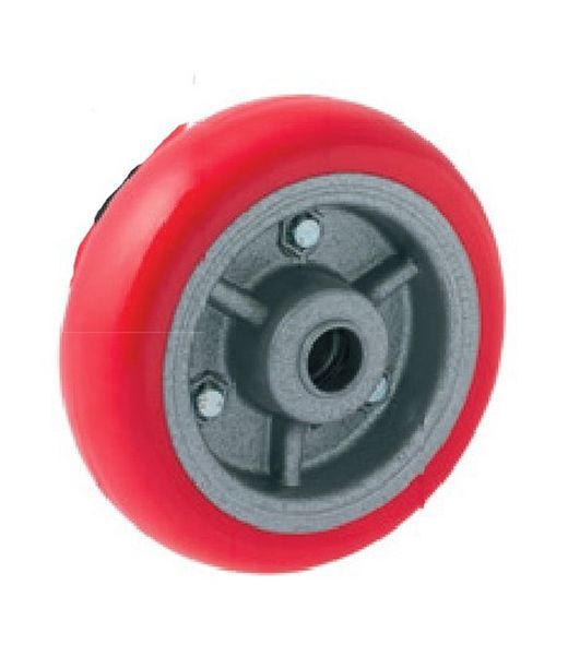 Rueda goma , nylón y poliuretano. Ref. 170. Serie Olimpia.