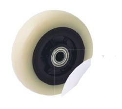 Rueda goma , nylón y poliuretano. Ref. 170. Serie Olimpia.