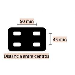 Rueda Móvil Reforzada Supergruesa 5"X2" (13X5 cm.) Con Eje Y Pletina Para Carros ALYCO, Referencia 190623
