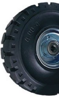 Rueda suelta de goma negra. Ref. 343/GN. Serie Truck
