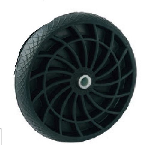 Rueda suelta goma negra, Ref. 1044/GN. Serie Radial