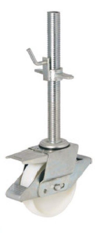 Ruedas con husillo y freno para andamios.Ref. 287/FDS